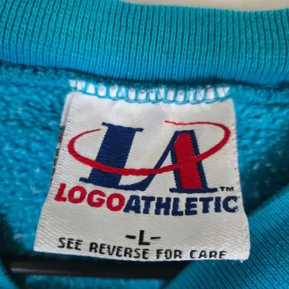 VTG Charlotte Hornets Basketball Sweatshirt Mens Large Logo Athletic 0826 - Picture 9 of 12